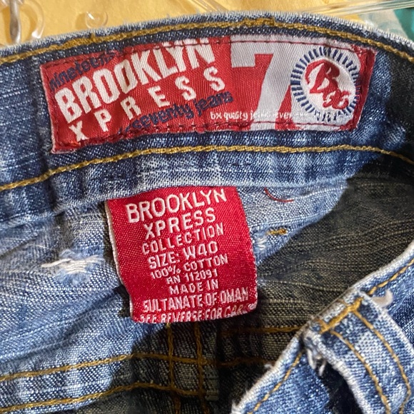 Brooklyn Express demin shorts, size 40 - Picture 8 of 10